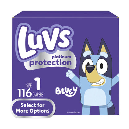 Platinum Protection Baby Diapers Size 1, 116 Count (Select for More Options)